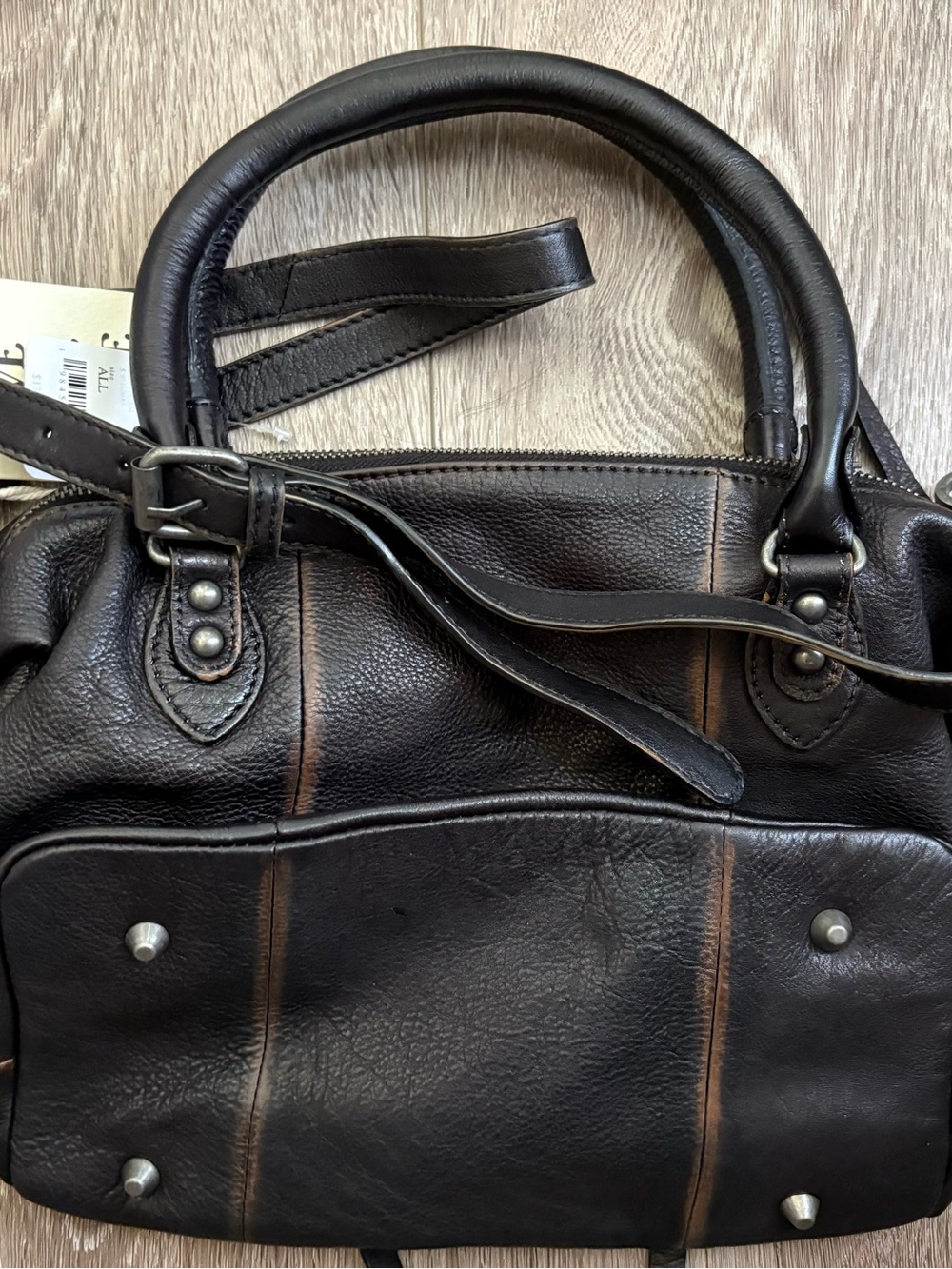 Free People We the Free Baby Emerson Tote Bag, Black NEW NWT - Picture 7 of 7